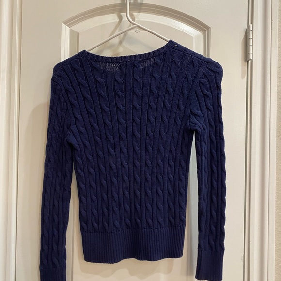 Girls Ralph Lauren Cable Knit Sweater - Picture 2 of 2